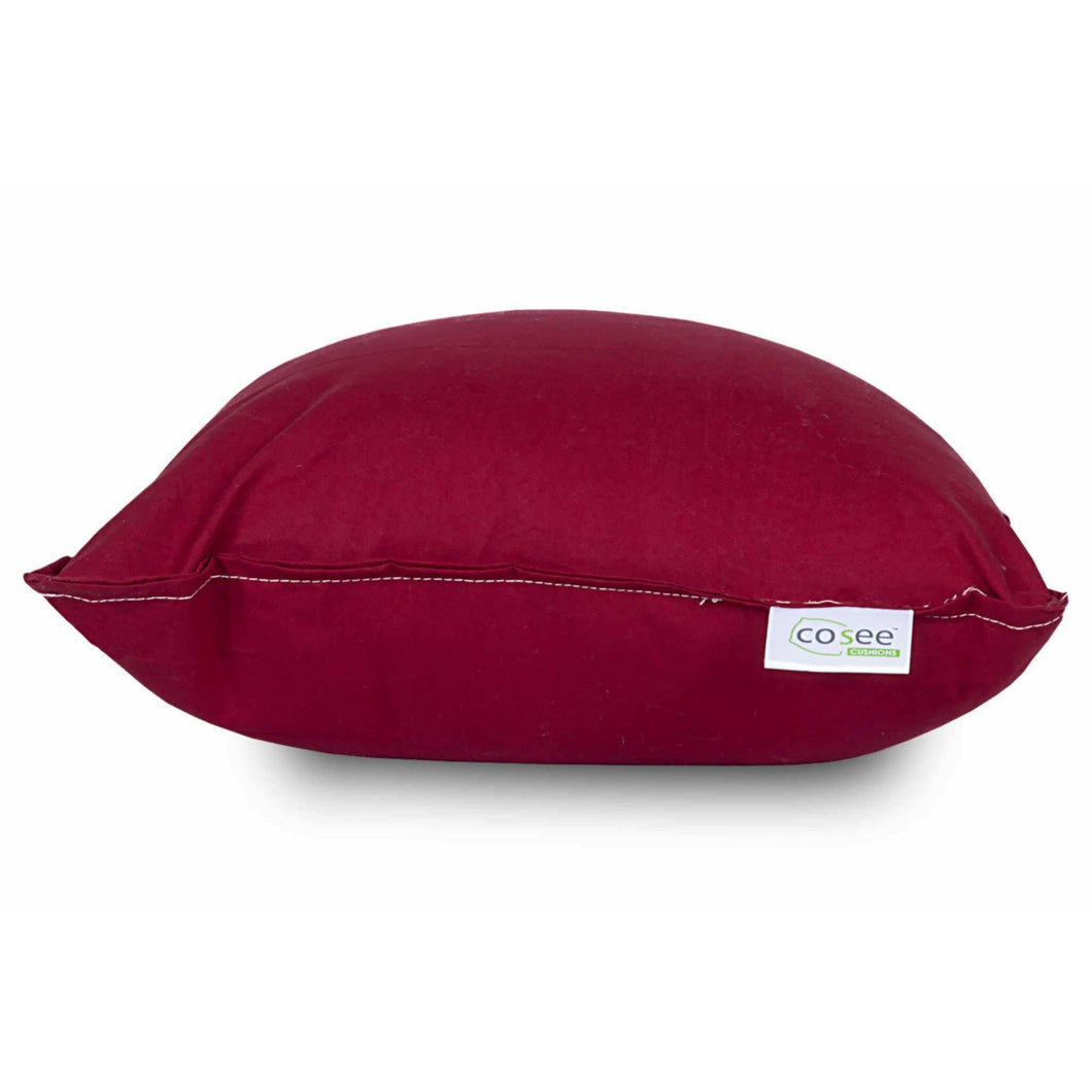 Color Cushions Online For Sofa| 40X40 | Single | Maroon, Violet, Grey, Blue and Green
