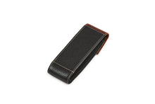 Load image into Gallery viewer, Upper Closer Sunglass Case - Black &amp; Brandy - Tailor Your Story
