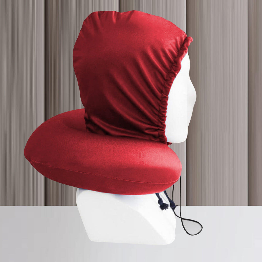 Hoodie Neck Pillow - Red