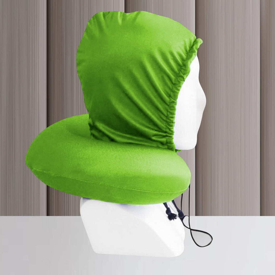 Hoodie Neck Pillow - Green