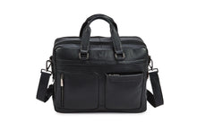 Load image into Gallery viewer, All purpose  Leather Travel Bag - Black - Tailor Your Story

