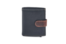Load image into Gallery viewer, Men&#39;s Vertical Wallet with Flap | Black | 100% Genuine Leather - Tailor Your Story
