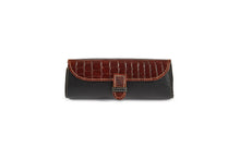 Load image into Gallery viewer, Loop Sunglass Case - Black &amp; Brandy - Tailor Your Story
