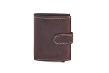 Load image into Gallery viewer, Men&#39;s Vertical Wallet with Flap | Brandy | 100% Genuine Leather - Tailor Your Story
