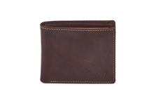 Load image into Gallery viewer, Men&#39;s Horizontal Trifold Wallet - Brandy - Tailor Your Story
