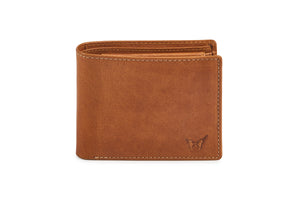 Men's Horizontal Trifold Wallet - Honey - Tailor Your Story