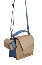 Load image into Gallery viewer, Over flap Cross Body Bag for women - Pastel Pink &amp; Sky Blue - Tailor Your Story

