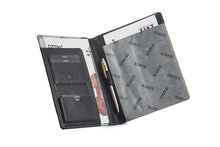 Load image into Gallery viewer, Leather Folder - Black - Tailor Your Story

