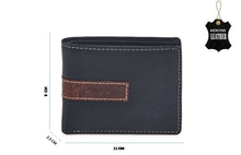 Load image into Gallery viewer, Men&#39;s All Purpose Stylish Wallet - Black &amp; Brandy - Tailor Your Story
