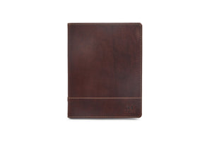 Leather Folder - Brandy - Tailor Your Story