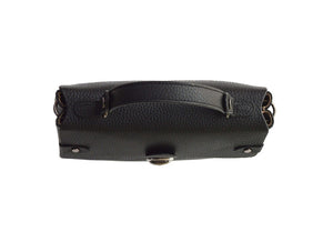 Over flap Cross Body Sling Bag - Black - Tailor Your Story