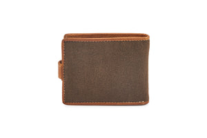 Men's All Purpose Khaki & Leather wallet - Tailor Your Story