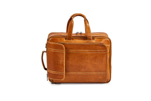Multipurpose Convertible Leather Bag - Honey - Tailor Your Story