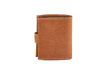 Load image into Gallery viewer, Men&#39;s Vertical Wallet with Flap | Honey | 100% Genuine Leather - Tailor Your Story
