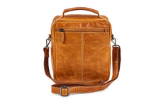Load image into Gallery viewer, Unisex Cross Body Leather Bag - Honey - Tailor Your Story
