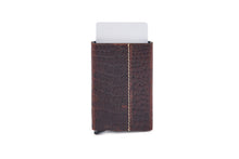 Load image into Gallery viewer, Card Holder - Brandy &amp; Croco - Tailor Your Story
