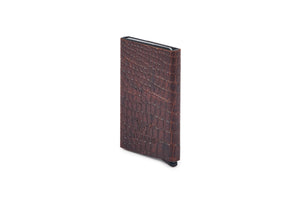Card Holder - Brandy & Croco - Tailor Your Story