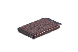 Card Holder - Brandy & Croco - Tailor Your Story
