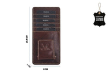 Load image into Gallery viewer, Car Accessories - Card &amp; Specs Holder | Brandy | Genuine Leather - Tailor Your Story
