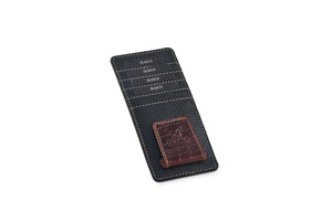 Car Accessories - Card  & Specs Holder | Black |  Genuine Leather - Tailor Your Story