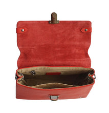 Load image into Gallery viewer, Over flap Cross Body Sling Bag - Red - Tailor Your Story
