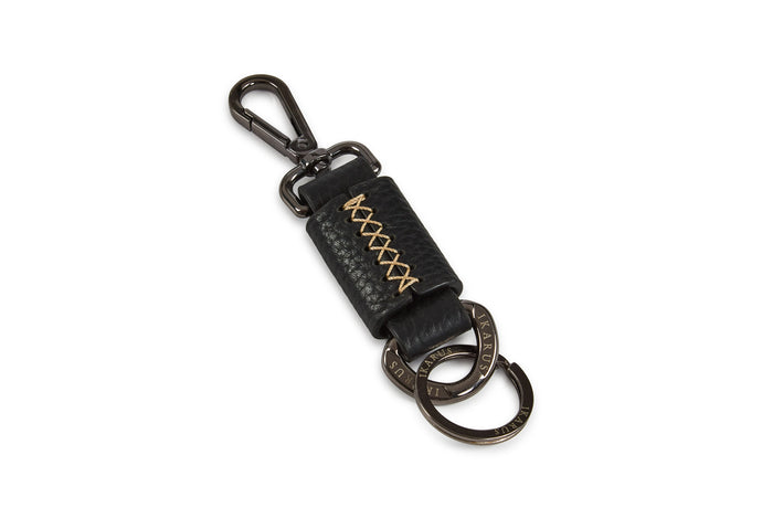 Dog Clip Key Chain Holder -  Black - Tailor Your Story