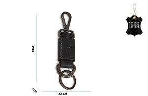 Dog Clip Key Chain Holder -  Black - Tailor Your Story