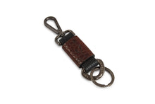 Load image into Gallery viewer, Dog Clip Key Chain Holder -  Black &amp; Brandy - Tailor Your Story
