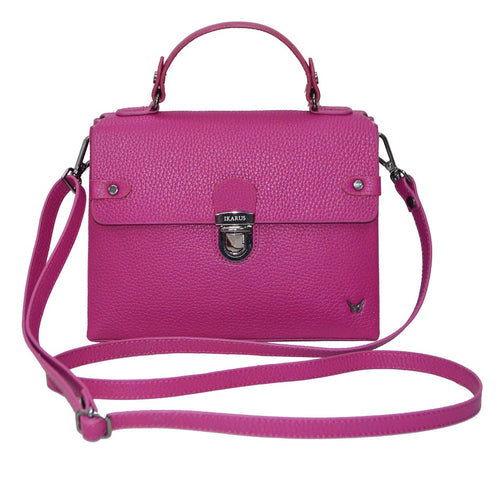 Over flap Cross Body Sling Bag - Fuschia - Tailor Your Story