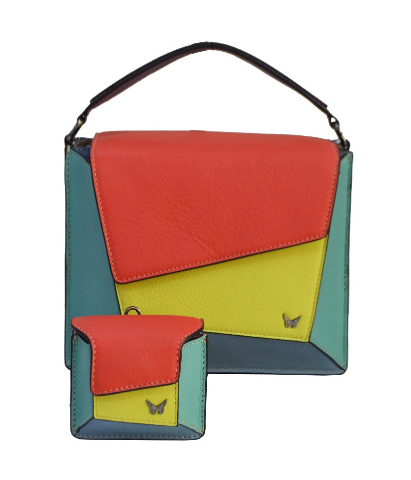 Over flap Cross Body Bag for women - Multicolour - Tailor Your Story