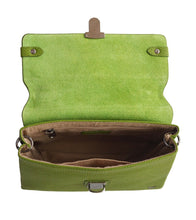 Load image into Gallery viewer, Over flap Cross Body Sling Bag - Green - Tailor Your Story
