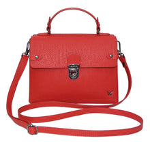 Load image into Gallery viewer, Over flap Cross Body Sling Bag - Red - Tailor Your Story
