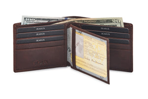 Men's Spacious Wallet - Brandy - Tailor Your Story