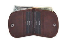 Load image into Gallery viewer, Coin &amp; Currency purse - Wallet Batua - Brandy - Tailor Your Story
