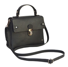 Load image into Gallery viewer, Over flap Cross Body Sling Bag - Black - Tailor Your Story
