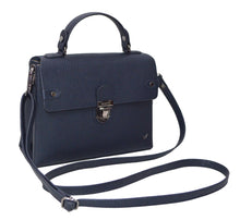 Load image into Gallery viewer, Over flap Cross Body Sling Bag - Navy Blue - Tailor Your Story
