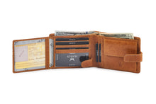 Load image into Gallery viewer, Men&#39;s All Purpose Khaki &amp; Leather wallet - Tailor Your Story

