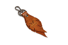 Load image into Gallery viewer, Leaf Design - Key Chain - Honey - Tailor Your Story
