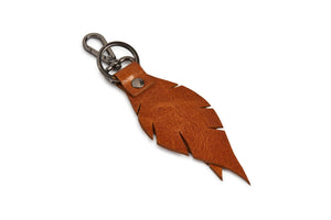Leaf Design - Key Chain - Honey - Tailor Your Story