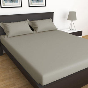 Fitted Bed Sheet|King Size |Dawn Grey
