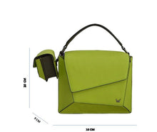 Load image into Gallery viewer, Over flap Cross Body Bag for women - Green Khakhi - Tailor Your Story
