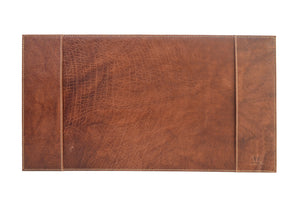 Leather Desk Mat | Brandy | Pure Leather - Tailor Your Story