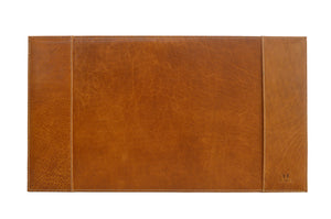 Leather Desk Mat | Honey | Pure Leather - Tailor Your Story