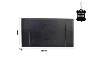 Leather Desk Mat | Black | Pure Leather - Tailor Your Story