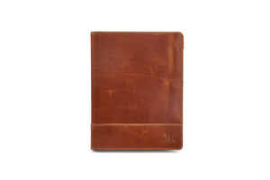 Leather Folder - Honey - Tailor Your Story