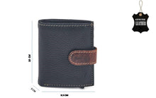 Load image into Gallery viewer, Men&#39;s Vertical Wallet with Flap | Black | 100% Genuine Leather - Tailor Your Story
