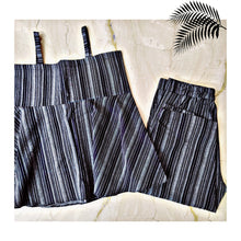 Load image into Gallery viewer, Black Striped Top and Pants | Kids Co-ord Set - Tailor Your Story
