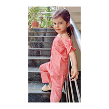 Load image into Gallery viewer, Pink Striped Co-ord Set - Tailor Your Story

