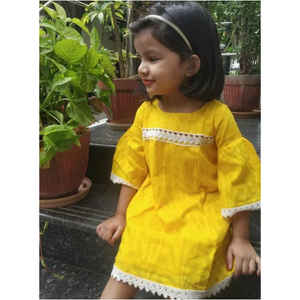Yellow kids Dress - Tailor Your Story