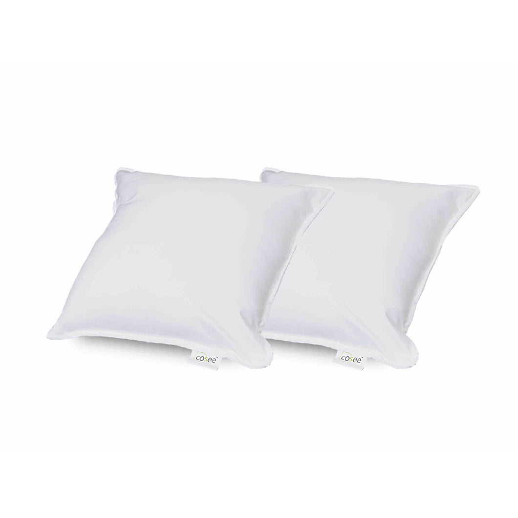 White Cushion & Fillers | Pair